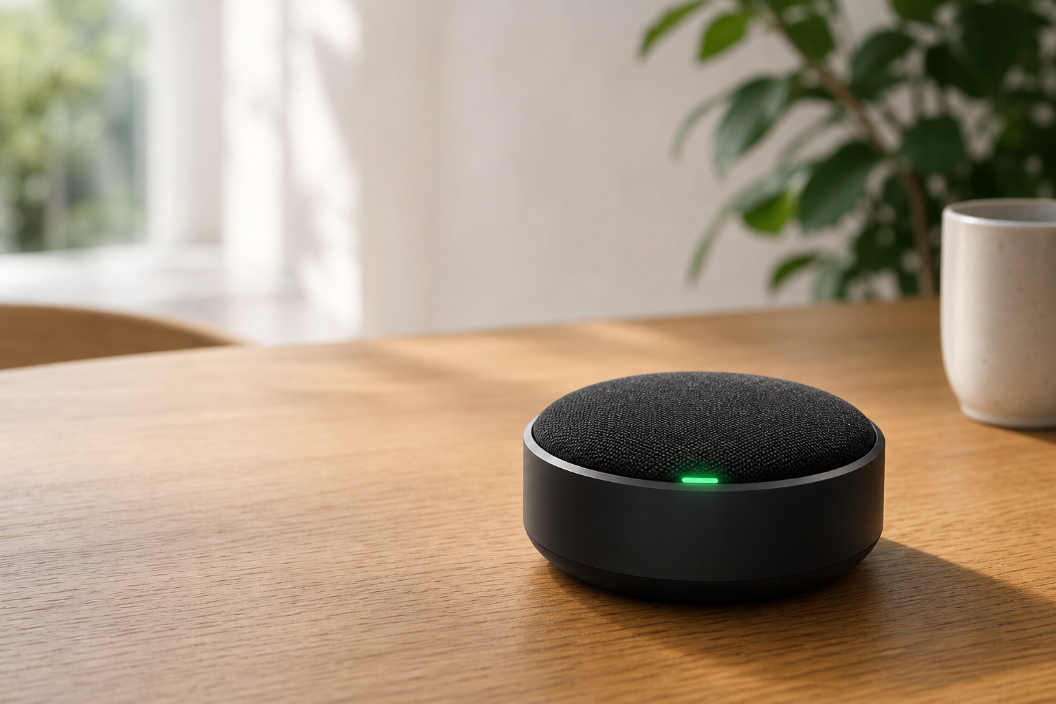 MemoPod meeting device on a desk